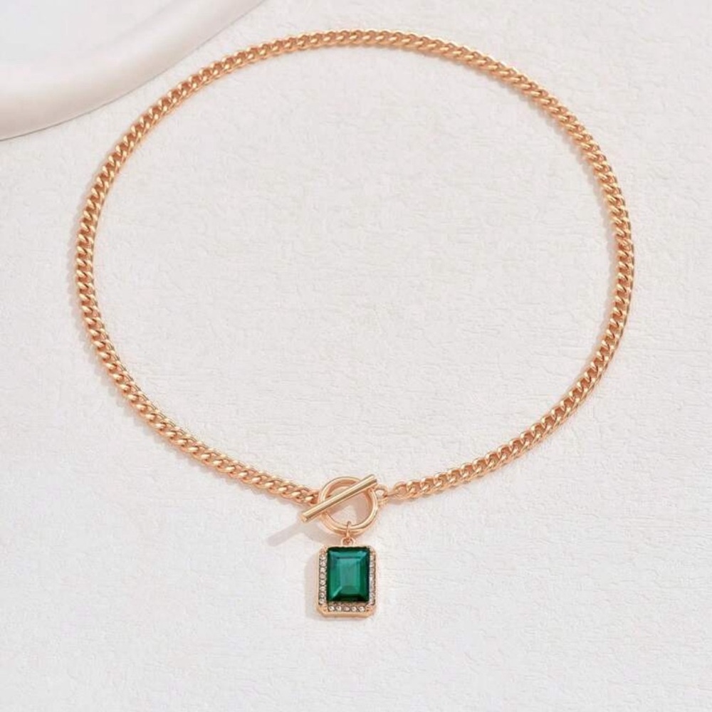 1pc Vintage Style Silver Plated Dual Layer - Picture 3 of 5